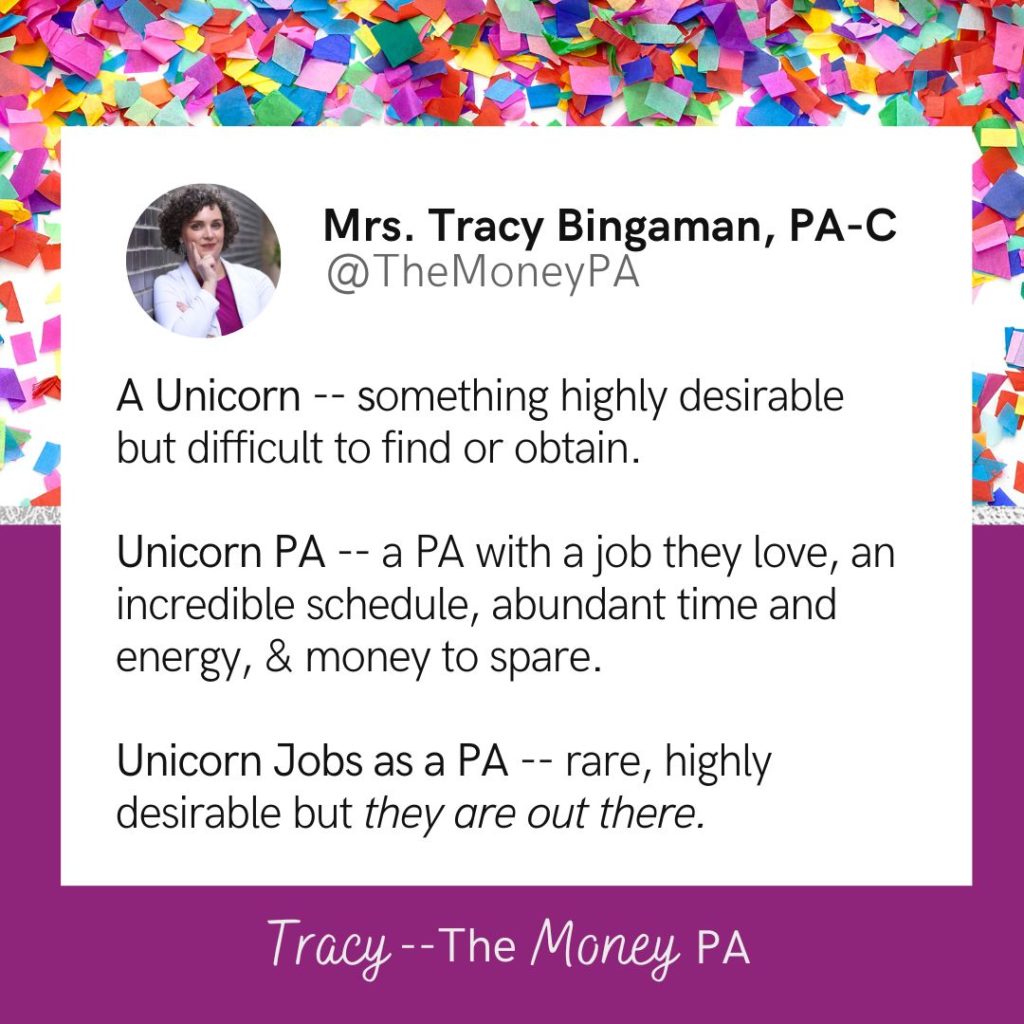 What is a Unicorn PA? mrstracybingaman instagram unicorn PA
