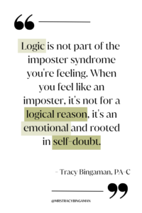 The Secret To Overcoming Clinical Imposter Syndrome | Tracybingaman.com